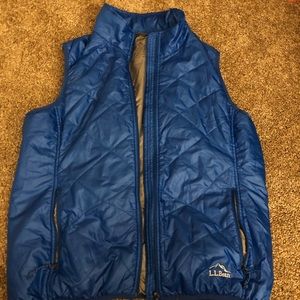 Blue LLbean vest NWOT